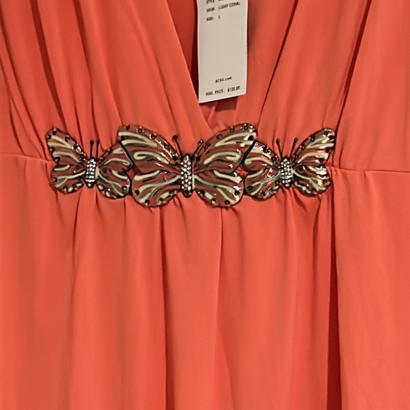 BCBG Max Azria Butterfly belted blouse - Picture 2 of 7